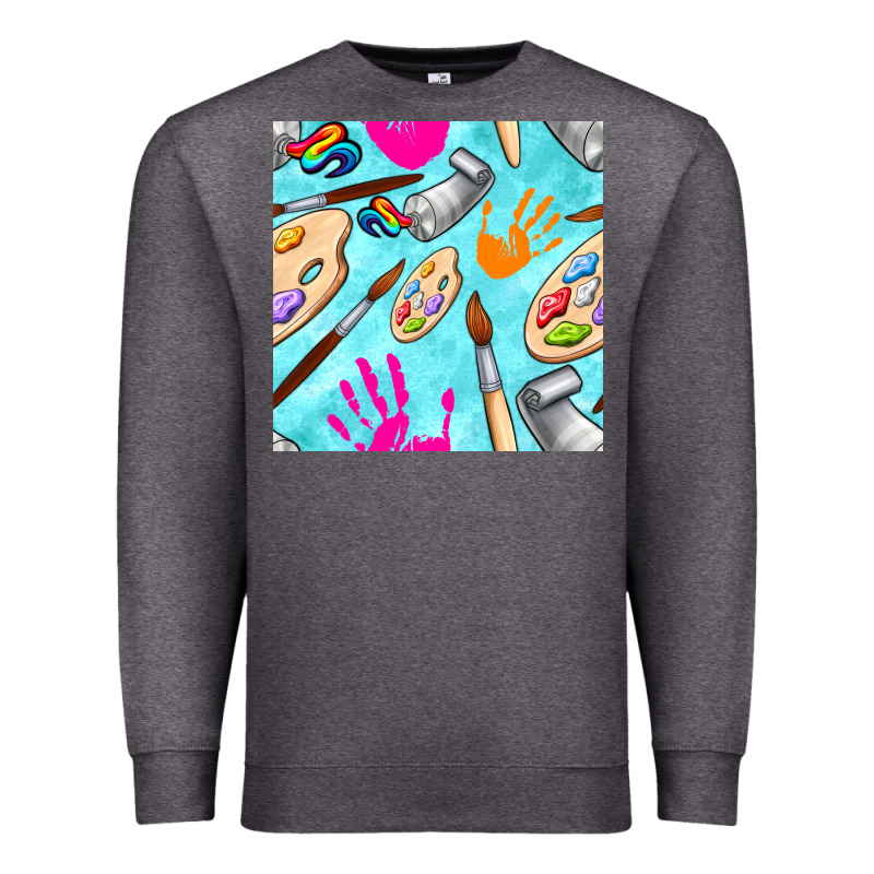 Find Art Class Seamless Pattern Premium Sweatshirt by BundleAndBundleShop | Teevron