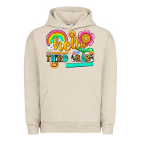 Pigment French Oak hello third grade Urban Hoodie - NancyCooperArtShop