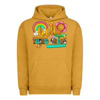 Pigment Peanut Butter hello third grade Urban Hoodie - NancyCooperArtShop