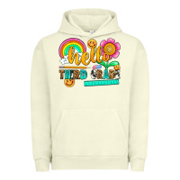 Pigment Pistachio hello third grade Urban Hoodie - NancyCooperArtShop