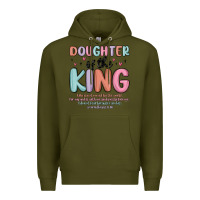 Army Green doughter of the king malia Premium Hoodie - MaliasSmallBusiness