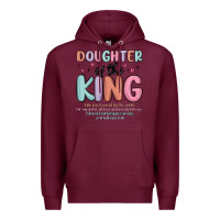 Burgundy doughter of the king malia Premium Hoodie - MaliasSmallBusiness