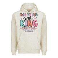 Oatmeal Heather doughter of the king malia Premium Hoodie - MaliasSmallBusiness