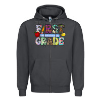 Smoke hellofirstgrade Zipper Hoodie - CowhideDigitalArt