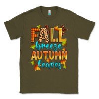 Army Green fall breeze autumn leaves Classic Tee - Zillion Design Studio