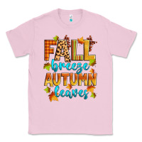 Bubblegum Pink fall breeze autumn leaves Classic Tee - Zillion Design Studio