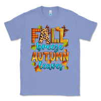 Colony Blue fall breeze autumn leaves Classic Tee - Zillion Design Studio