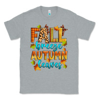 Heather Grey fall breeze autumn leaves Classic Tee - Zillion Design Studio