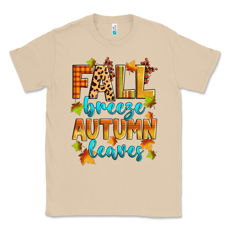 Fall Breeze Autumn Leaves Classic Tee by Zillion Design Studio | Teevron