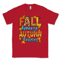 Red fall breeze autumn leaves Classic Tee - Zillion Design Studio
