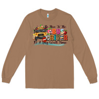 Be Nice To The Bus Driver Its A Long Walk Home Long Sleeve Tee | Teevron