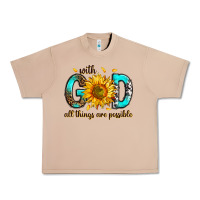 Burro with god all things possible Urban Heavy Tee - RanaPortraitStore