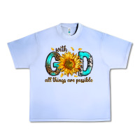 Grape Ice with god all things possible Urban Heavy Tee - RanaPortraitStore