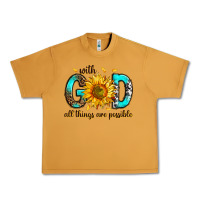 Peanut Butter with god all things possible Urban Heavy Tee - RanaPortraitStore