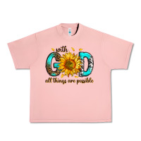 Salmon with god all things possible Urban Heavy Tee - RanaPortraitStore