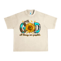 With God All Things Possible Urban Heavy Tee | Teevron