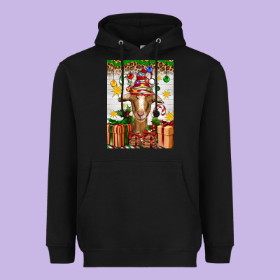 Christmas Goat Air Freshener Heavyweight Hoodie Designed By Artiststas