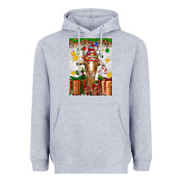Heather Grey christmas goat air freshener Heavyweight Hoodie - Artiststas
