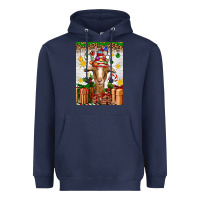 Navy christmas goat air freshener Heavyweight Hoodie - Artiststas