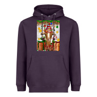 Plum christmas goat air freshener Heavyweight Hoodie - Artiststas