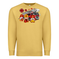 Antique Gold fire truck gnomes Premium Sweatshirt - Artiststas