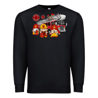 Black fire truck gnomes Premium Sweatshirt - Artiststas