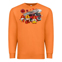 Carrot fire truck gnomes Premium Sweatshirt - Artiststas