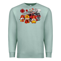 Fire Truck Gnomes Premium Sweatshirt | Teevron