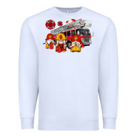 White fire truck gnomes Premium Sweatshirt - Artiststas