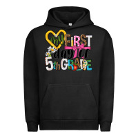 Pigment Black my first day of 5th grade Urban Hoodie - NancyCooperArtShop