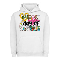 Pigment Lunar Rock my first day of 5th grade Urban Hoodie - NancyCooperArtShop