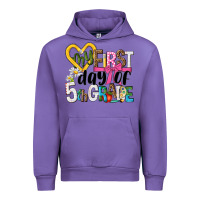 Tulip my first day of 5th grade Urban Hoodie - NancyCooperArtShop