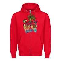 Red salty beach Zipper Hoodie - SublimationCraftShop