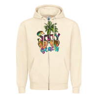 Sandshell salty beach Zipper Hoodie - SublimationCraftShop