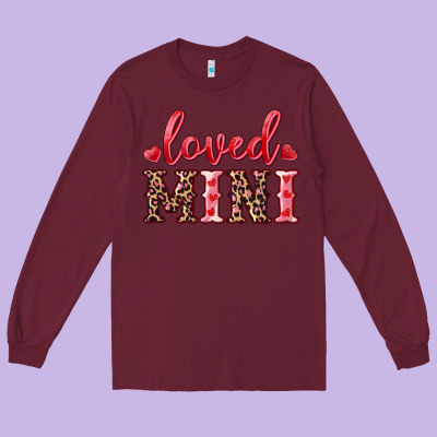 Loved Mini Long Sleeve Tee Designed By Ranaportraitstore