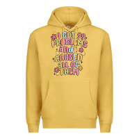 Antique Gold i got 99 problems and i caused all of them Premium Hoodie - MaliasSmallBusiness