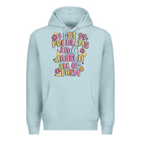 Blue Mist i got 99 problems and i caused all of them Premium Hoodie - MaliasSmallBusiness