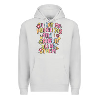 Dove Grey i got 99 problems and i caused all of them Premium Hoodie - MaliasSmallBusiness