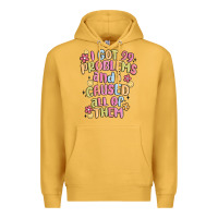 Mustard i got 99 problems and i caused all of them Premium Hoodie - MaliasSmallBusiness