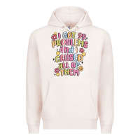 Pale Pink i got 99 problems and i caused all of them Premium Hoodie - MaliasSmallBusiness