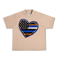 Burro police heart Urban Heavy Tee - RanaPortraitStore