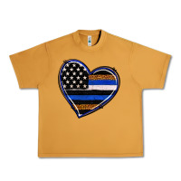 Peanut Butter police heart Urban Heavy Tee - RanaPortraitStore