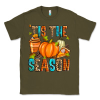 Army Green 'tis the season fall Classic Tee - Zillion Design Studio