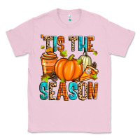 Bubblegum Pink 'tis the season fall Classic Tee - Zillion Design Studio
