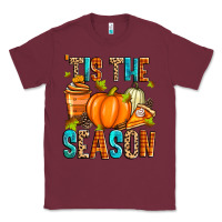 Burgundy 'tis the season fall Classic Tee - Zillion Design Studio