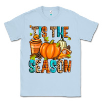 Dusty Blue 'tis the season fall Classic Tee - Zillion Design Studio