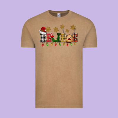 Christmas Believe Vintage Tee Designed By Barkaloodesign