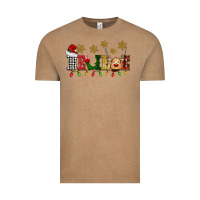 Vintage Coffee christmas believe Vintage Tee - BarkalooDesign