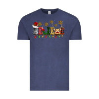 Vintage Denim christmas believe Vintage Tee - BarkalooDesign