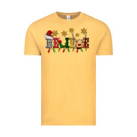 Vintage Mustard christmas believe Vintage Tee - BarkalooDesign